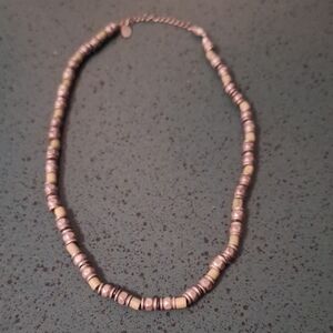 THE COLONY Metal Beaded Necklace